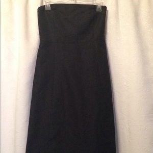 Jcrew strapless black dress w ALine, small 6